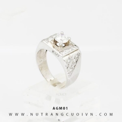 Mua NHẪN BẠC AGM01 tại Anh Phương Jewelry